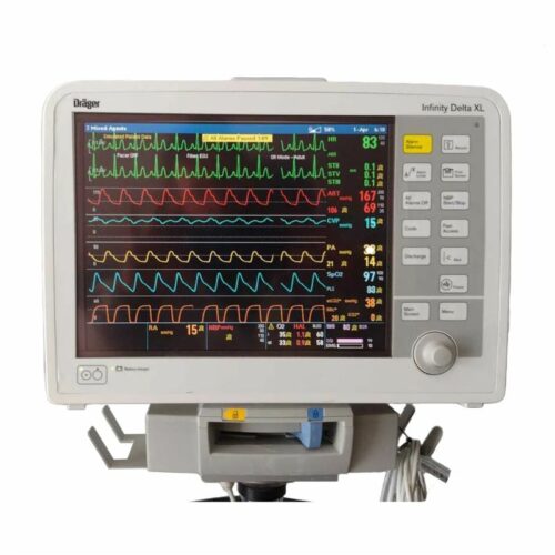 Drager Delta Infinity Patient Monitor + Co2 ECG SpO2 NIBP Temp